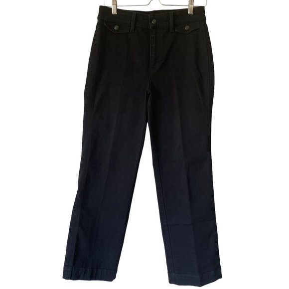 Talbots High Rise Straight Leg Trouser Jean Stretch Denim Sz 6 Inseam  29.5 Inch - Picture 1 of 12